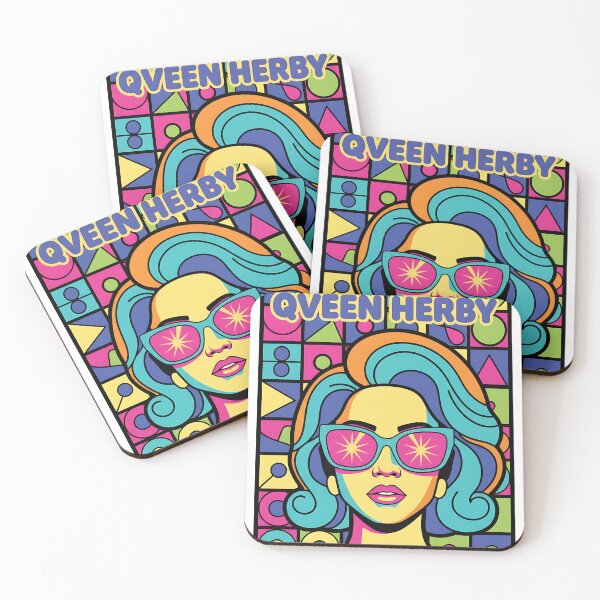 Item preview, Qveen Herby Retro Pop Art Geometric Mosaic designed and sold by iwzzuel.