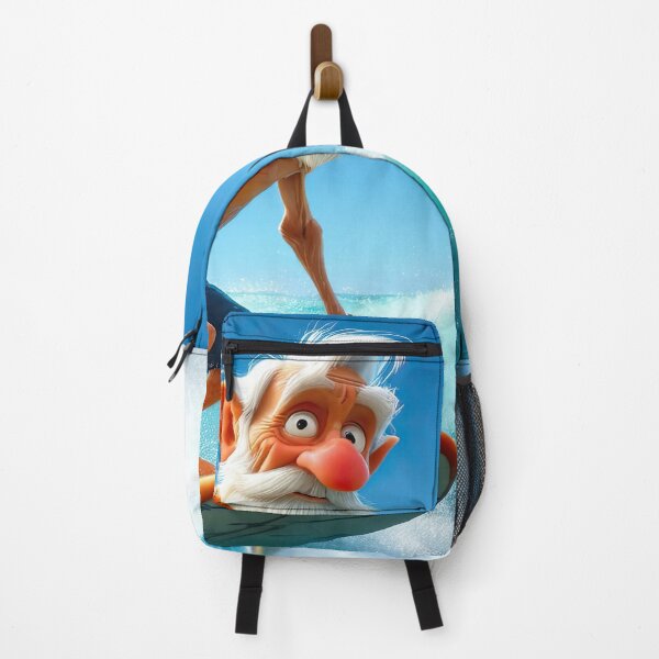 Item preview, Old Man riding a surf board designed and sold by Colin Bentham.