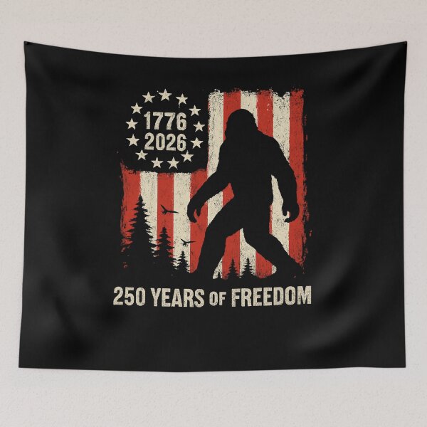 Item preview, 250 Years of Freedom Wolf Flag designed and sold by SiarheiYur.