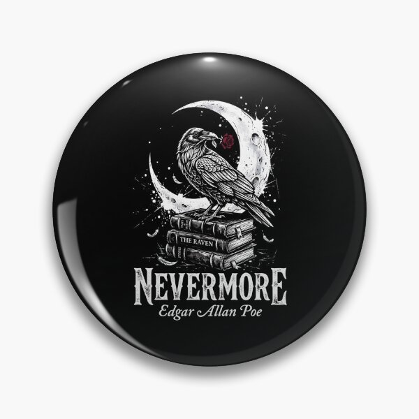 Item preview, Nevermore Edgar Allan Poe The Raven Gothic Literature designed and sold by Fenay Designs.
