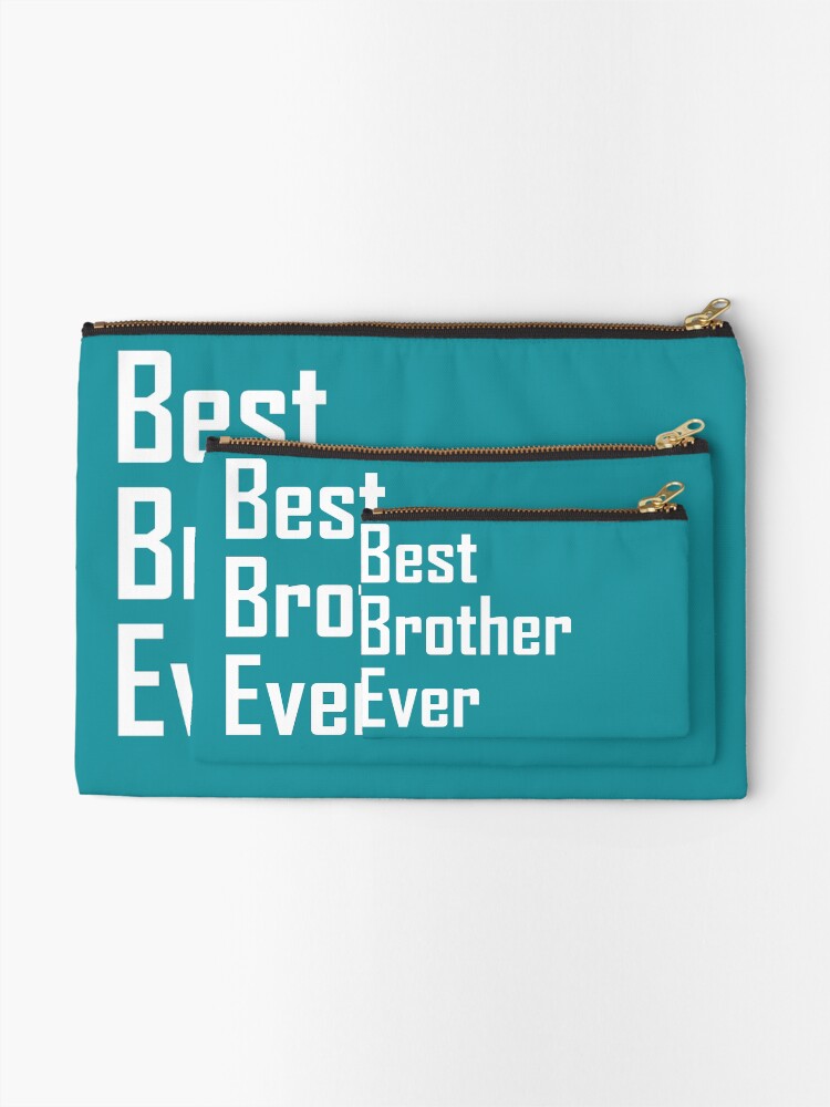 Thumbnail 2 of 4, Zipper Pouch, Best Brother Ever- designed and sold by the-elements.