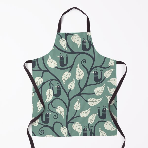 Item preview, Bring in the Garden - sage green, cream & charcoal designed and sold by Johanna Kindvall.