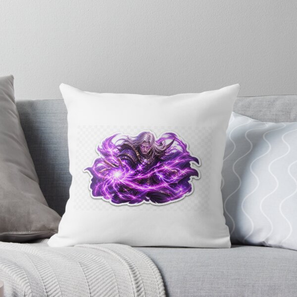 Item preview, Dark Fantasy Mage Casting Purple Magic designed and sold by Farheen786.