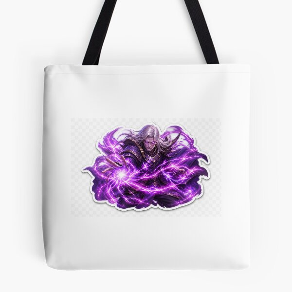 Item preview, Dark Fantasy Mage Casting Purple Magic designed and sold by Farheen786.