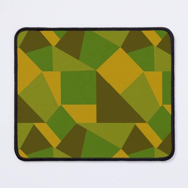 Item preview, Green Yellow Geometric Camouflage Seamless Pattern Design designed and sold by NadDot.