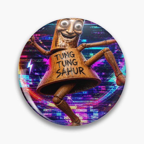 Item preview, Tung Tung Sahur Alarm Clock Meme designed and sold by bykunal.