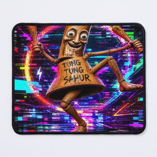 Item preview, Tung Tung Sahur Alarm Clock Meme designed and sold by bykunal.