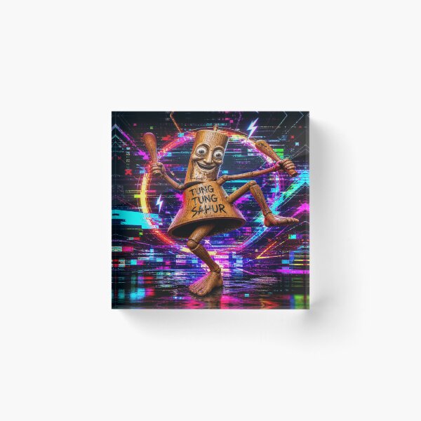Item preview, Tung Tung Sahur Alarm Clock Meme designed and sold by bykunal.