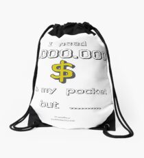 1 000 000 $ Tshirt Turnbeutel