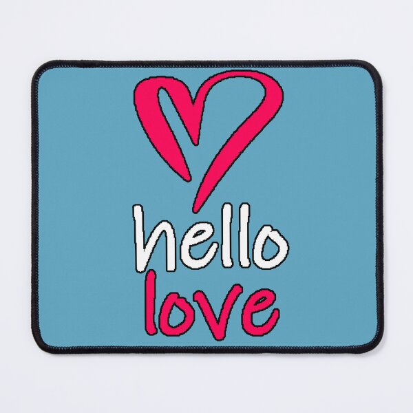 Item preview, Hello Love, Magenta Heart, Cute Romantic designed and sold by AstronautMerch.