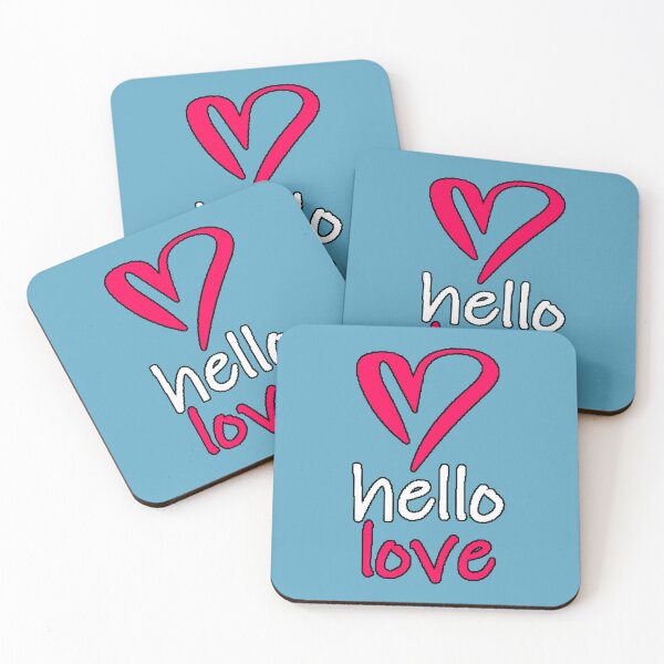 Item preview, Hello Love, Magenta Heart, Cute Romantic designed and sold by AstronautMerch.