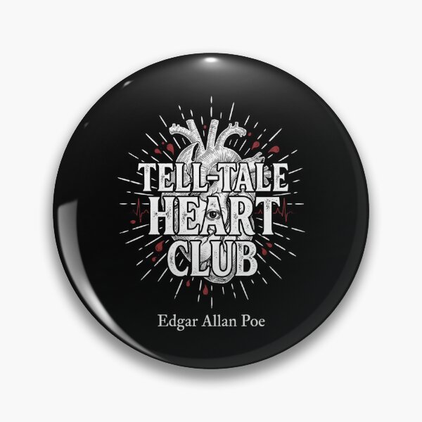 Artikelvorschau, Tell Tale Heart Club Edgar Allan Poe Gothic Anatomy entworfen und verkauft von Fenay Designs.