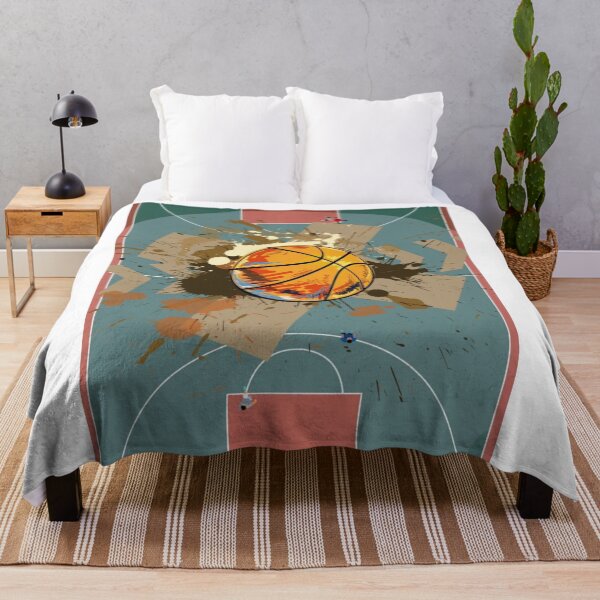 Item preview, Basketball digital art colorfull modern ball painting designed and sold by Combatente.