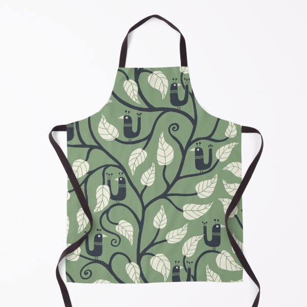 Item preview, Bring in the Garden - sage green, cream & charcoal designed and sold by Johanna Kindvall.