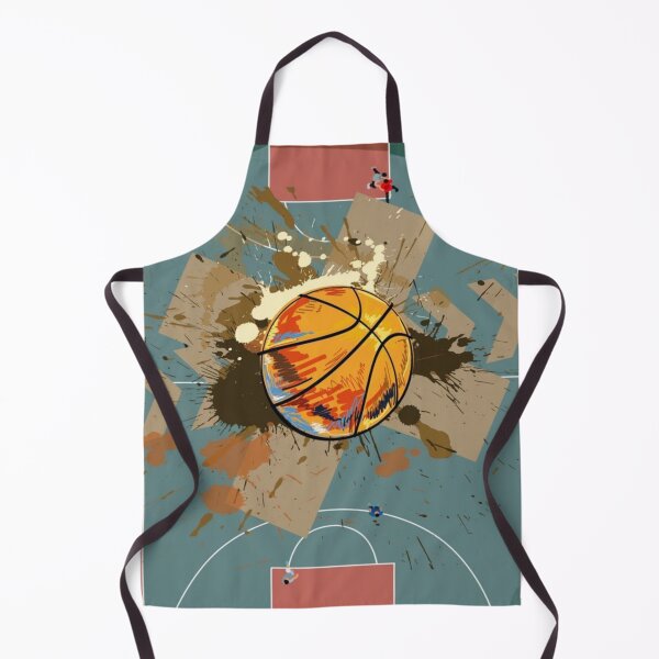 Item preview, Basketball digital art colorfull modern ball painting designed and sold by Combatente.