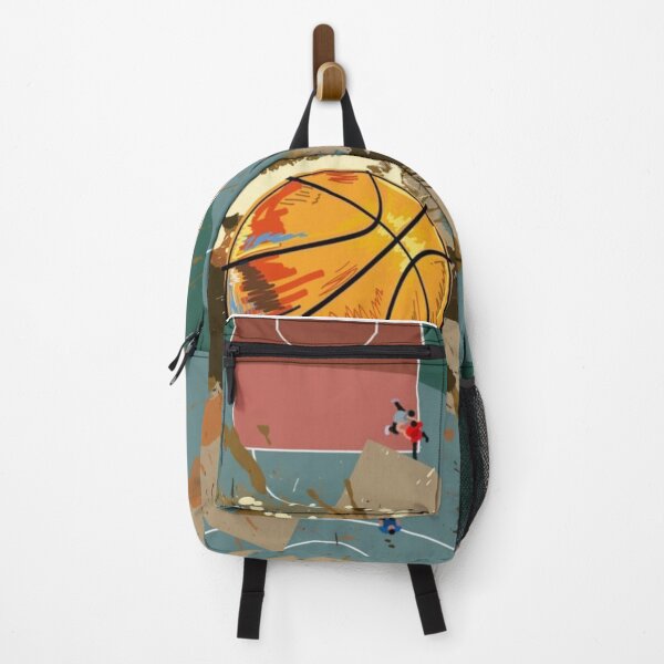 Item preview, Basketball digital art colorfull modern ball painting designed and sold by Combatente.