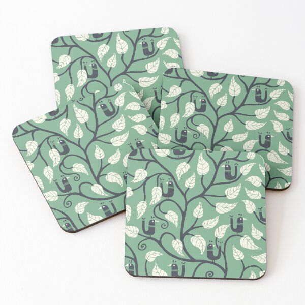 Item preview, Bring in the Garden - fresh green, cream and charcoal designed and sold by Johanna Kindvall.