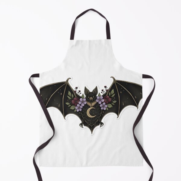 Item preview, Bat Violet Flower Crescent Gift designed and sold by IllumeInk.