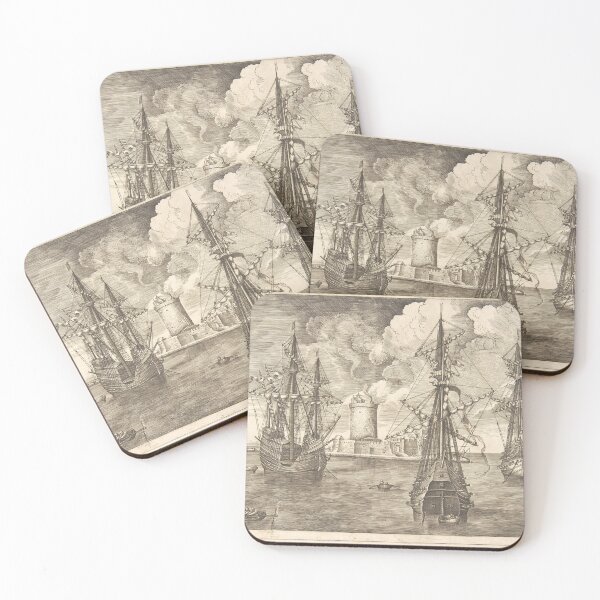 Item preview, Bruegel Sailing Ships & Lighthouse | Nautical designed and sold by GammaRay.