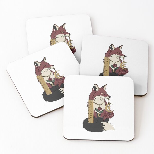 Item preview, Fox Brass Ruler and Rose Gift designed and sold by IllumeInk.