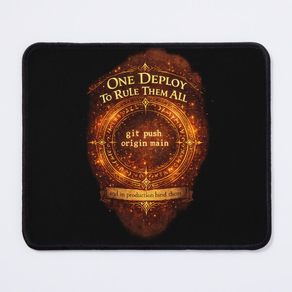 Item preview, One Deploy to Rule Them All – Funny Developer DevOps Design designed and sold by CtrlAltLaugh.