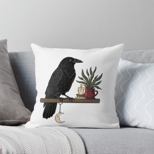 Item preview, Crow Candlelit Desk Plant Gift designed and sold by IllumeInk.