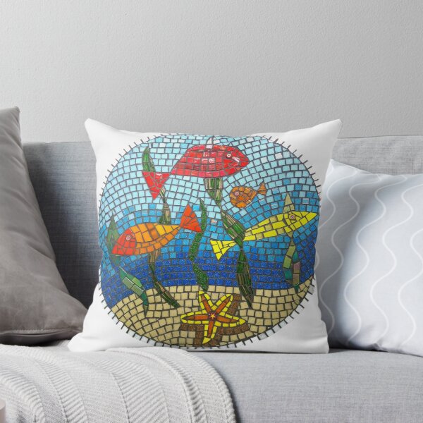 Item preview, Fish View Mosaic Artwork designed and sold by joannaydesigns.