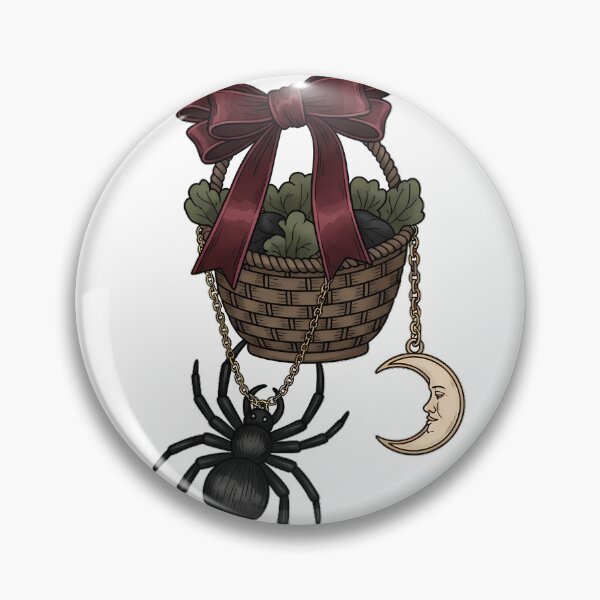Item preview, Spider Velvet Bow Craft Basket Gift designed and sold by IllumeInk.