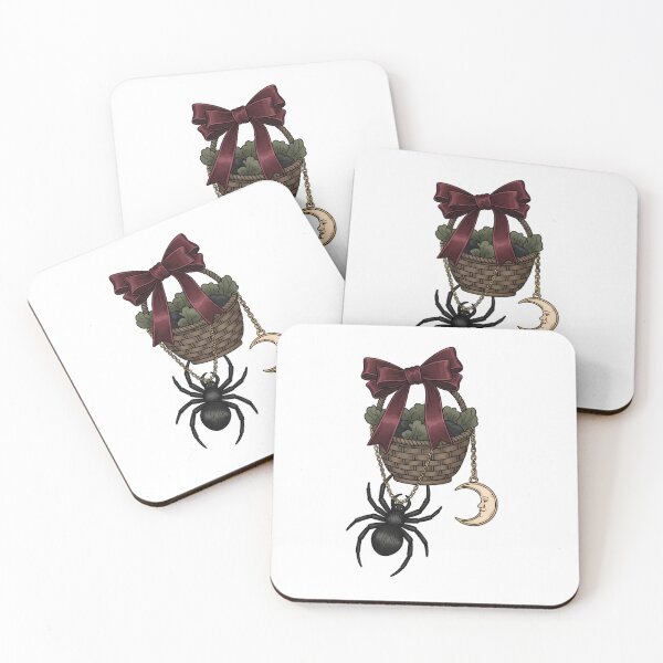 Item preview, Spider Velvet Bow Craft Basket Gift designed and sold by IllumeInk.