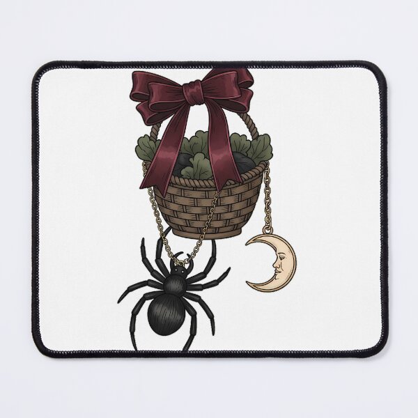 Item preview, Spider Velvet Bow Craft Basket Gift designed and sold by IllumeInk.