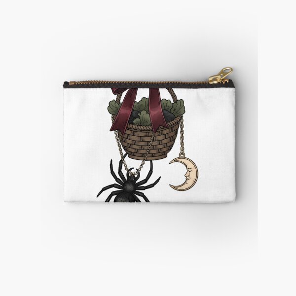 Item preview, Spider Velvet Bow Craft Basket Gift designed and sold by IllumeInk.