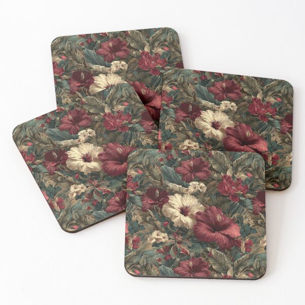 Item preview, Delicate Tropical Flower Print  - Flower Garden Pattern  - Bridal Shower Gifts designed and sold by RoyalStarsPatts.