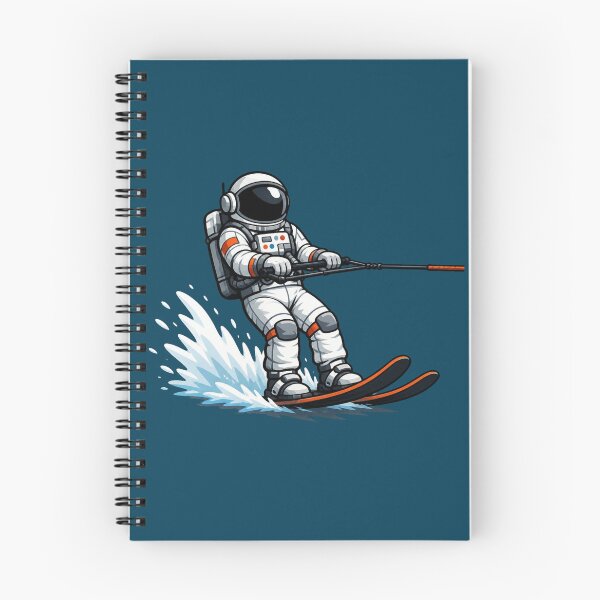 Item preview, Water Skiing Astronaut designed and sold by BROHLine Studio.