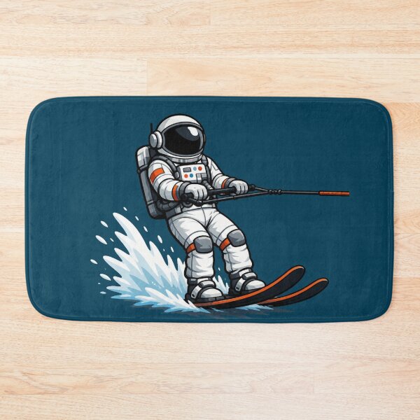 Item preview, Water Skiing Astronaut designed and sold by BROHLine Studio.