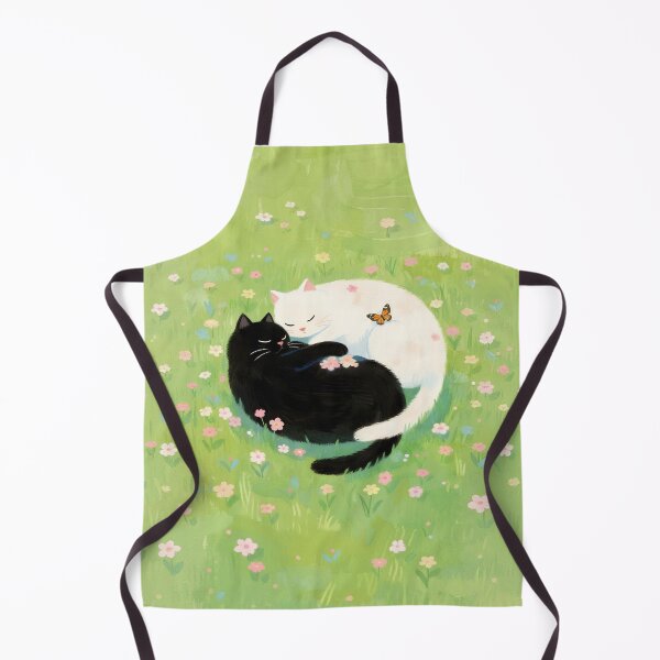 Item preview, Black cat and white cat designed and sold by xianxiu-ling.