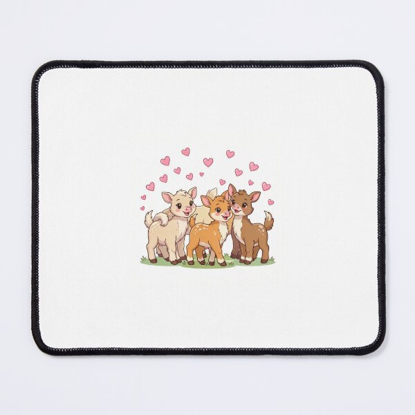 Item preview, Herd of Deer Pink Hearts Sticker designed and sold by AllxN.