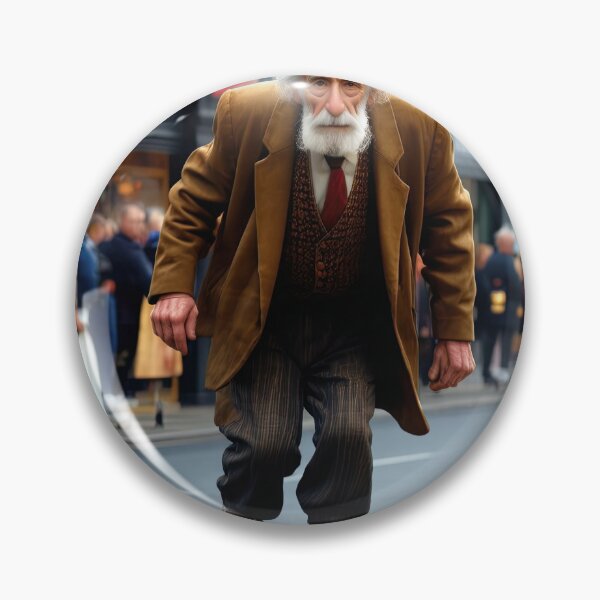 Item preview, Old Man on roller-skates designed and sold by Colin Bentham.