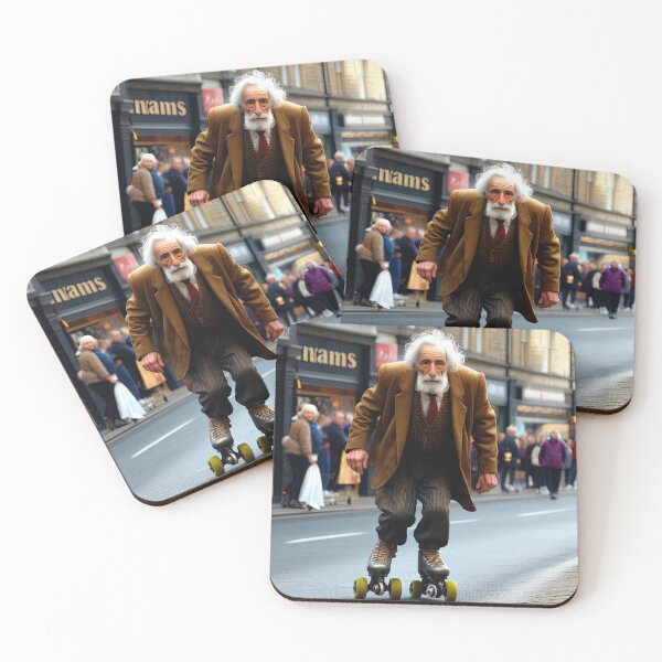 Item preview, Old Man on roller-skates designed and sold by Colin Bentham.