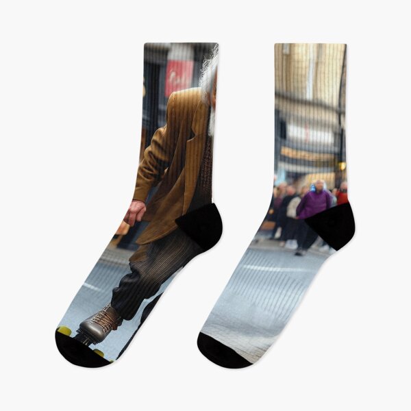 Item preview, Old Man on roller-skates designed and sold by Colin Bentham.