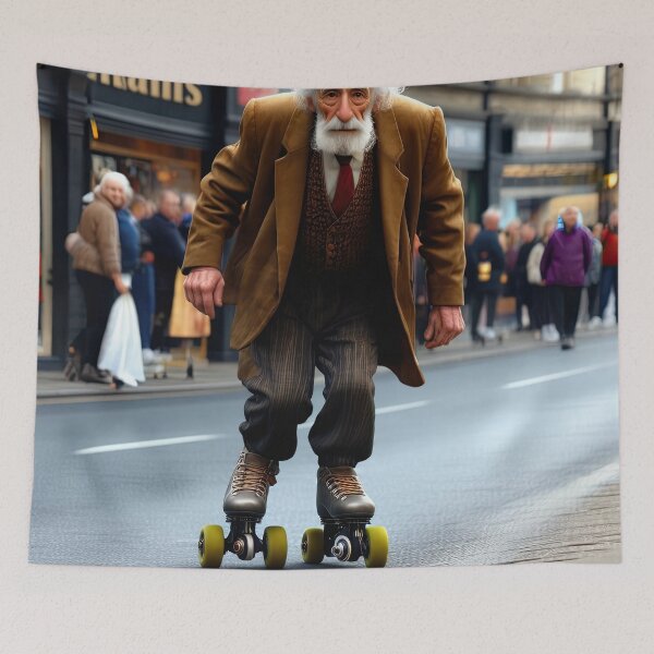 Item preview, Old Man on roller-skates designed and sold by Colin Bentham.