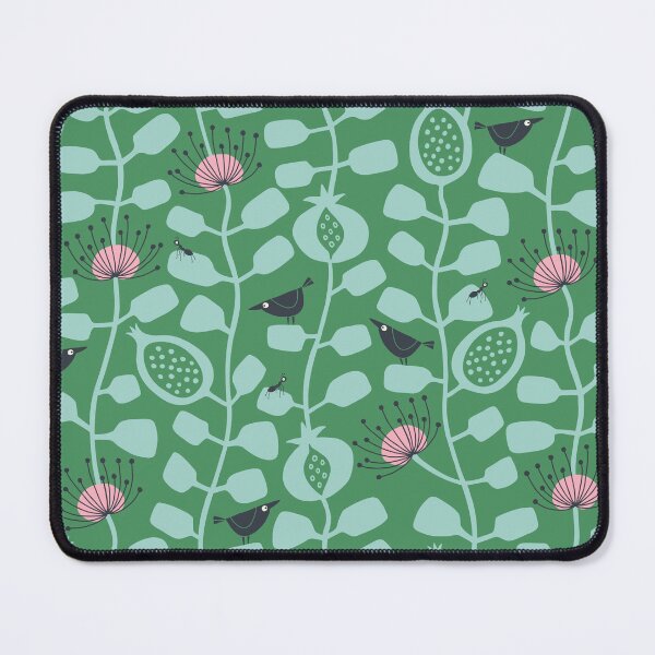 Item preview, Scandimalism in the Hot House - green, blue, charcoal, pink designed and sold by Johanna Kindvall.