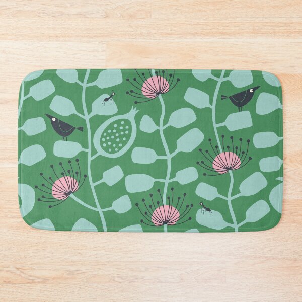 Item preview, Scandimalism in the Hot House - green, blue, charcoal, pink designed and sold by Johanna Kindvall.