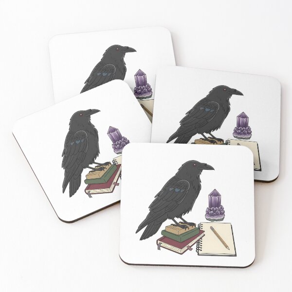 Item preview, Amethyst Crystal Raven Blank Lesson Planner Gift designed and sold by IllumeInk.
