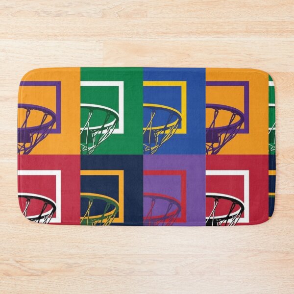 Aperçu de l'œuvre paniers de basket-ball art numérique coloré 1 créée et vendue par Combatente.