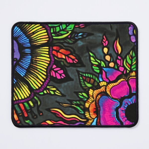 Item preview, OSTARA: Primal Surge — Bold Maximalist Neon Botanical Design designed and sold by Bloom Theory.