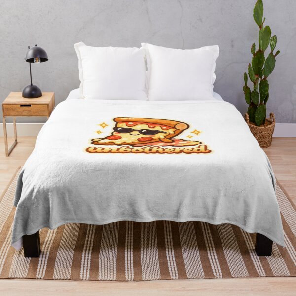 Item preview, "Unbothered" | Cute Pizza Slice with Sunglasses, Funny Foodie Art designed and sold by Naviora.