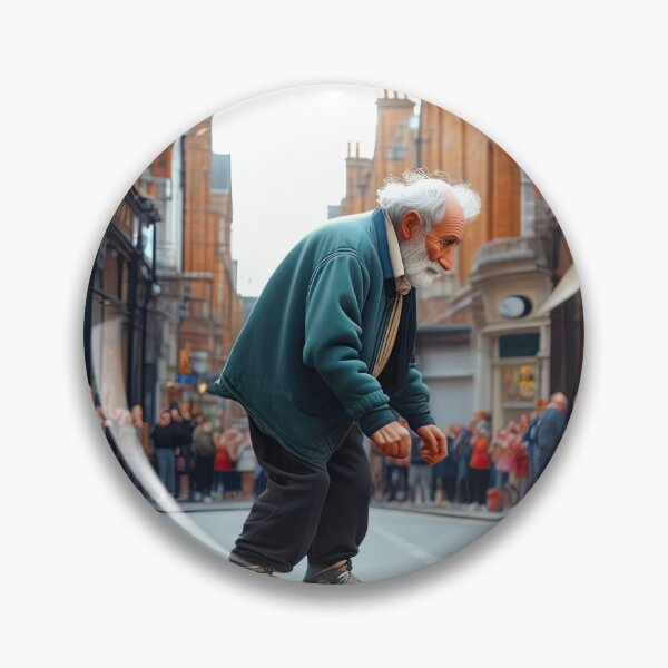 Item preview, Old Man on roller-skates designed and sold by Colin Bentham.