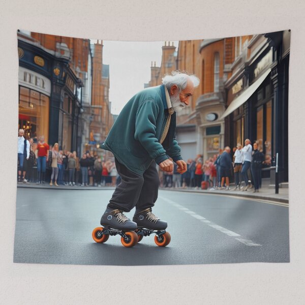 Item preview, Old Man on roller-skates designed and sold by Colin Bentham.