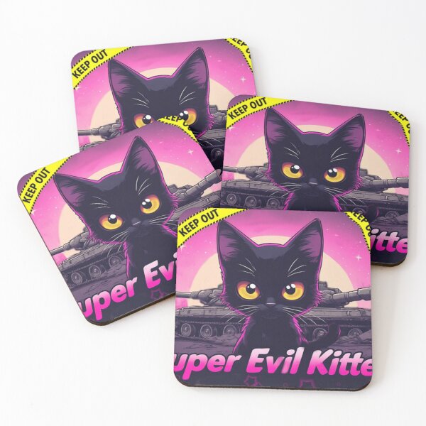 Item preview, Evil Kitty designed and sold by fadeinkstudio.