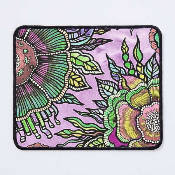 Item preview, OSTARA: Terrestrial Frequency — Soft Maximalist Pastel Botanical Design designed and sold by Bloom Theory.